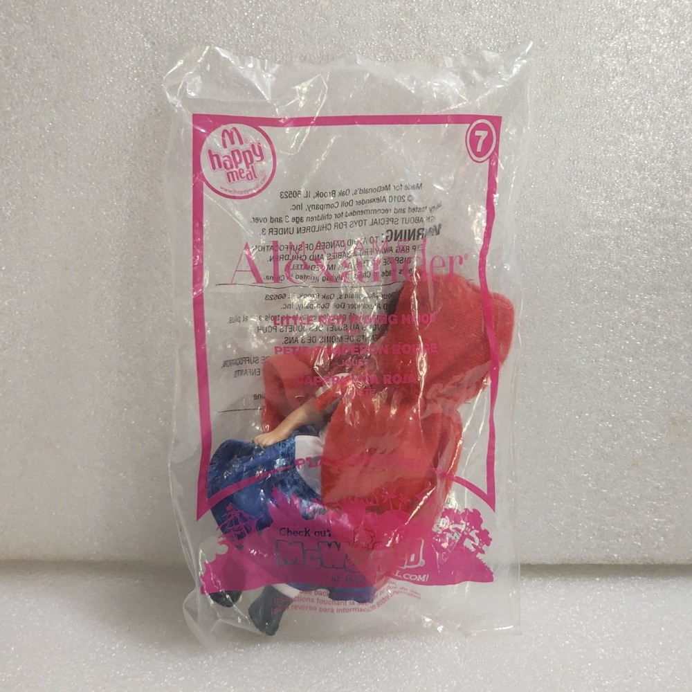 McDonald's Madame Alexander Doll Little Red Riding Hood Toy #7 2010 New 5"